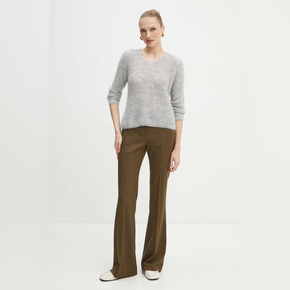 vince gray raglan cashmere sweater